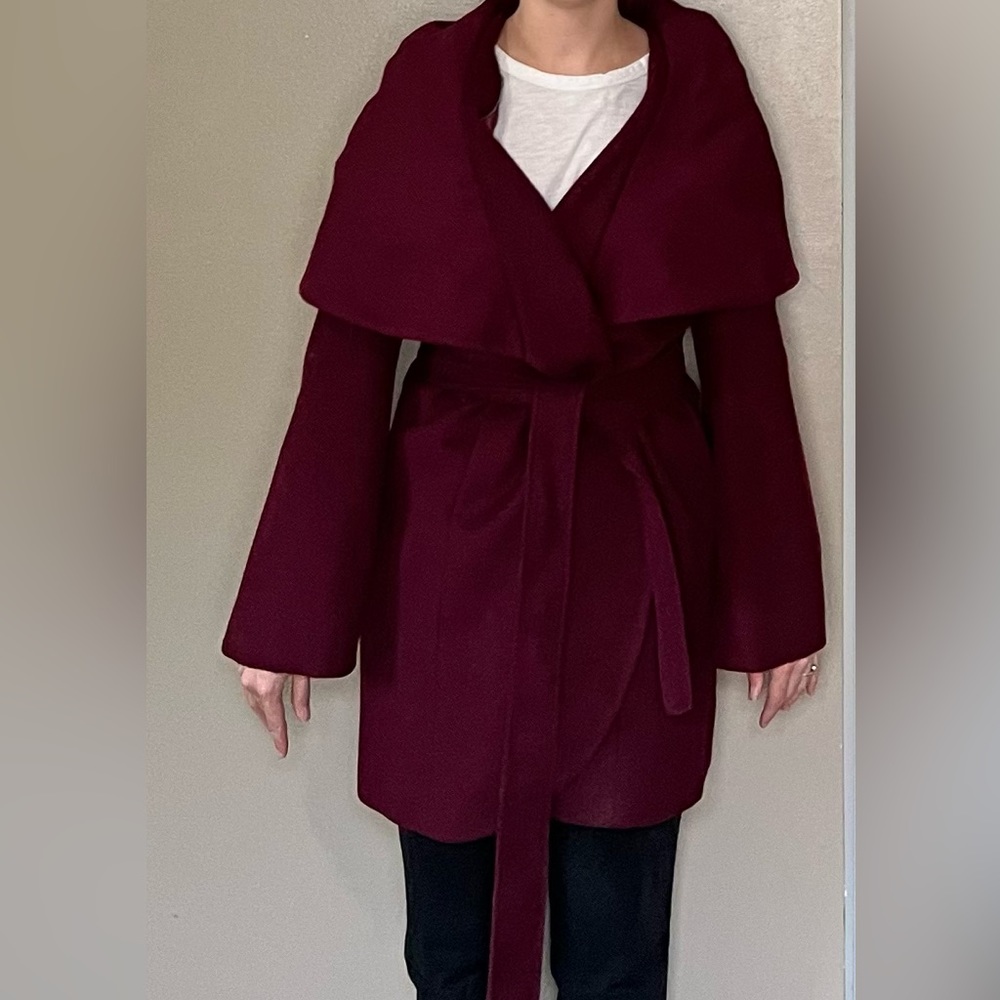 Festive Ruby Colored Coat